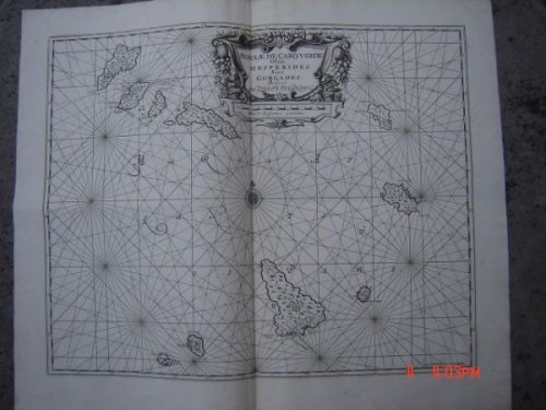 MAP : Insulae De Cabo Verde Olim Hesperides Sive Gorgades Belgice De Loute Eysanden