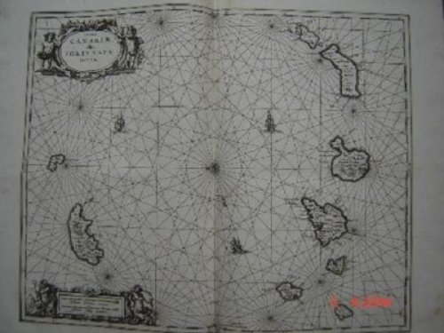 MAP : Insulae Canariae olim Fortunatae Dictae