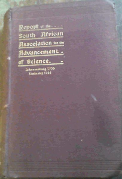 Report Of The South African Association For The Advancement Of Science