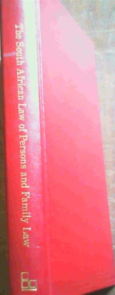 The South African Law of Persons and Family Law