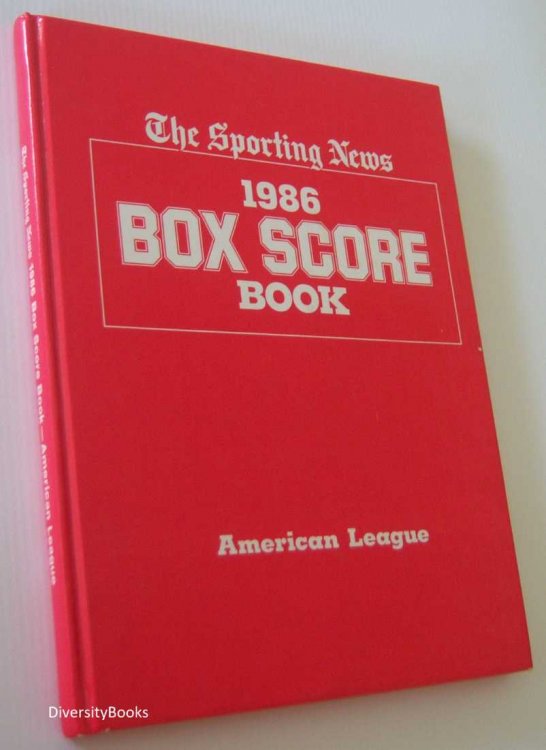 1986 BOX SCORE BOOK American League
