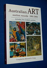 AUSTRALIAN ART AUCTION RECORDS 1991-1993. Vol. 8