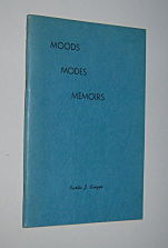 MOODS MODES MEMOIRS. (Signed Copy)