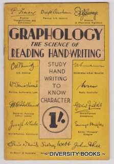 GRAPHOLOGY : The Science of Reading Hand-Writing