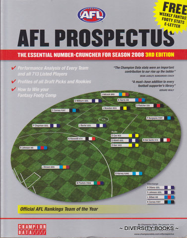 AFL PROSPECTUS : The Essential Number Cruncher for Season 2008