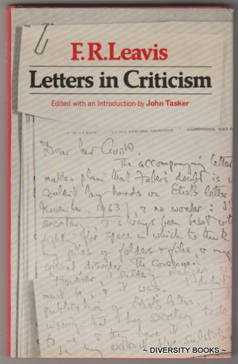 LETTERS IN CRITICISM