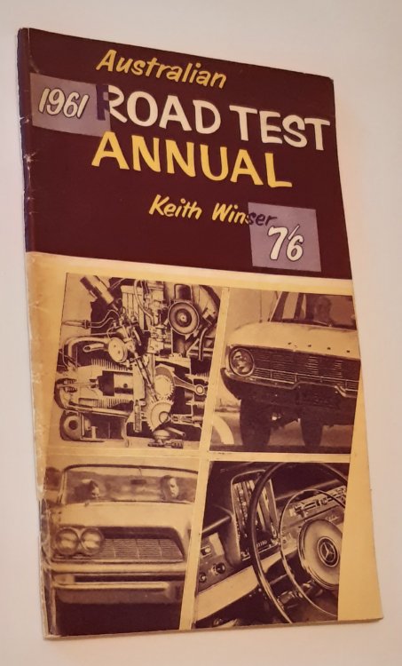 THE AUSTRALIAN MOTOR MANUAL ROAD TEST ANNUAL 1961