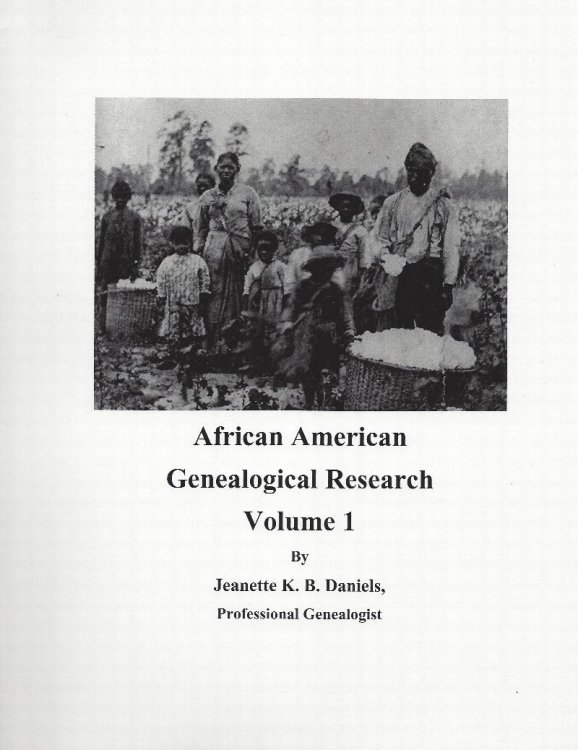 African American Genealogical Research Volume 1 & 2