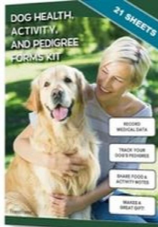 Dog Health, Activity and Pedigree Forms Kit