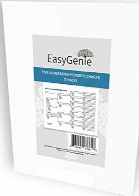 Easy Genie 7 different forms Genealogy Starter Kit (50 sheets)