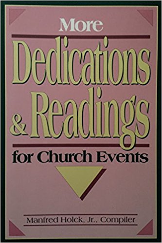 More Dedications & Readings for Church Events