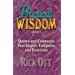 Practical Wisdom : Quotes and Comments That Inspire, Enlighten, and Entertain VOLUME 1