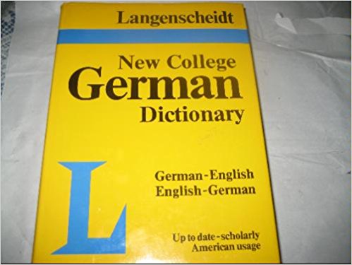 Langenscheidt's New College German Dictionary German English English German