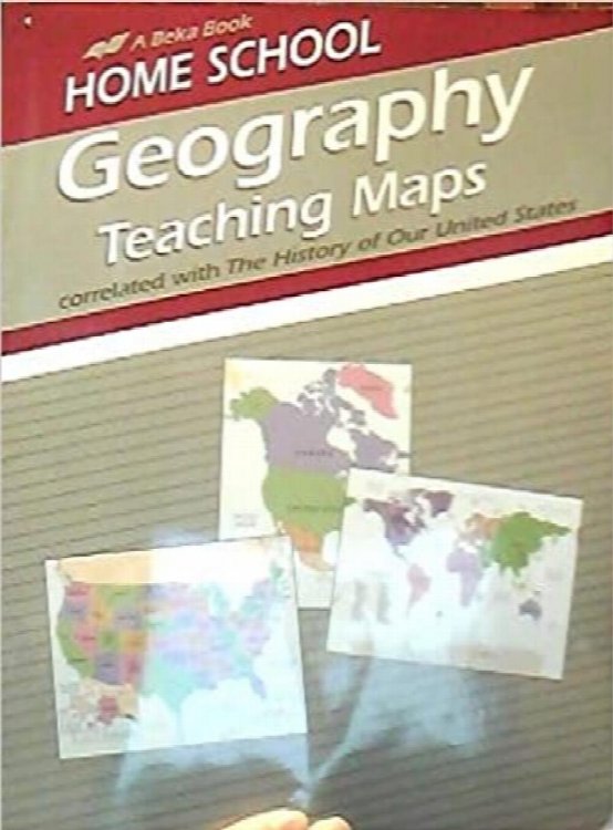 A Beka Book Home School: Geography Teaching Maps 4th Grade