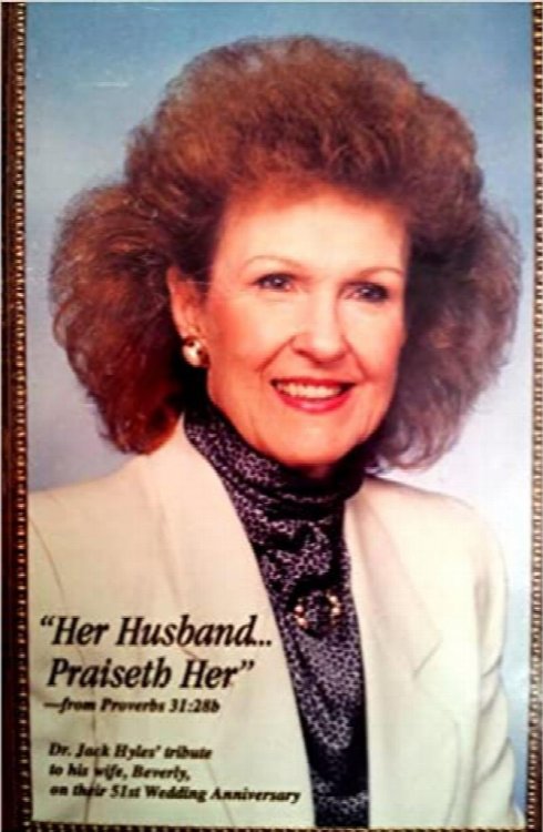 Her Husband. Praiseth Her: Dr. Jack Hyles' Tribute to His Wife, Beverly, on Their 51st Wedding Anniversary