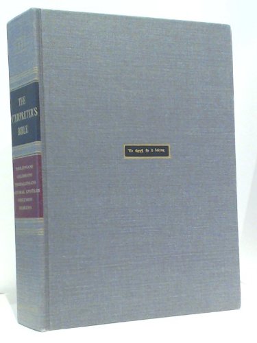 The Interpreter's Bible (Volume 11)