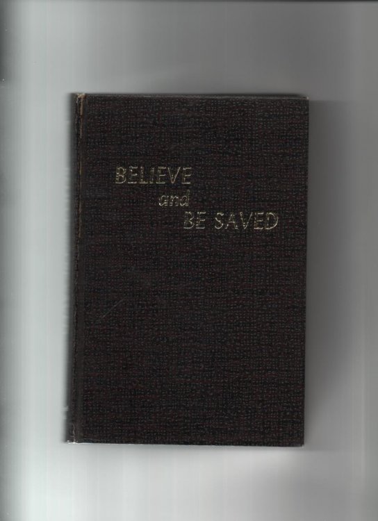 Believe and be Saved