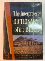Interpreter's Dictionary of the Bible Vol II E - J