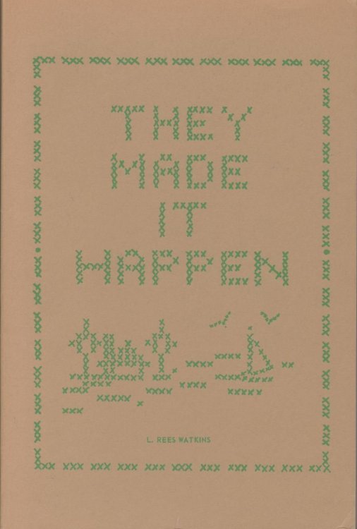 They made it happen: A memorial to Carrie McGeorge Burke, 1883-1971