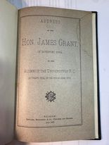 Address of the Hon. James Grant, of Davenport, Iowa: To the Alumni of the University of at Chapel Hill, on the 6th of June, 1878