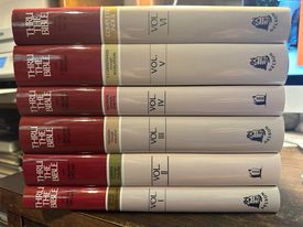 Thru the Bible 6 Volume Set Wih Index By J. Vernon McGee