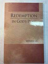 Redemption In God's Plan