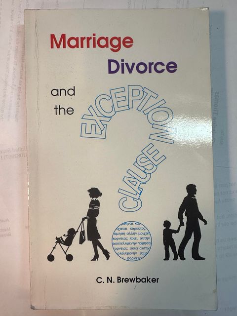 Marriage, Divorce and the Exception Clause