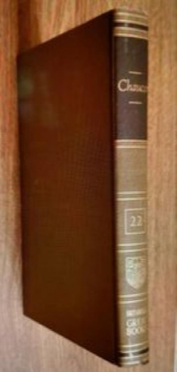 Troilus & Cressida & Canterbury Tales Volume 22 From Great Books of the Western World