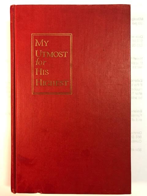 My Utmost For His Highest