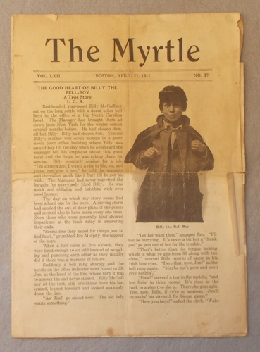 The Myrtle: April 27, 1912 (Volume LXII, No. 17)