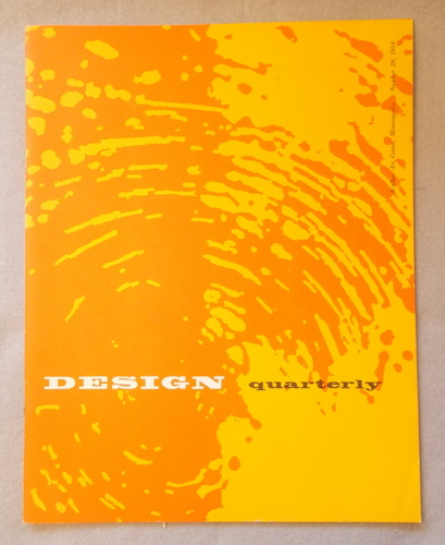 Everyday Art Quarterly: a Guide to Well Designed Products: Robert Motherwell, Contemporary Furniture, American Design (1954, No. 29)