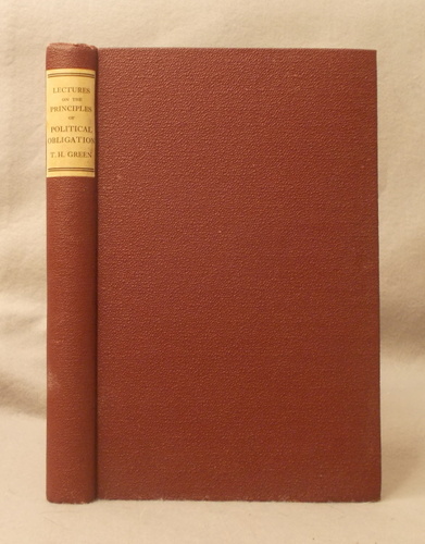 Lectures on the Principles of Political Obligation