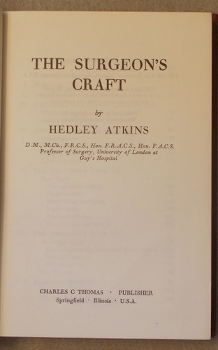 The Surgeon's Craft