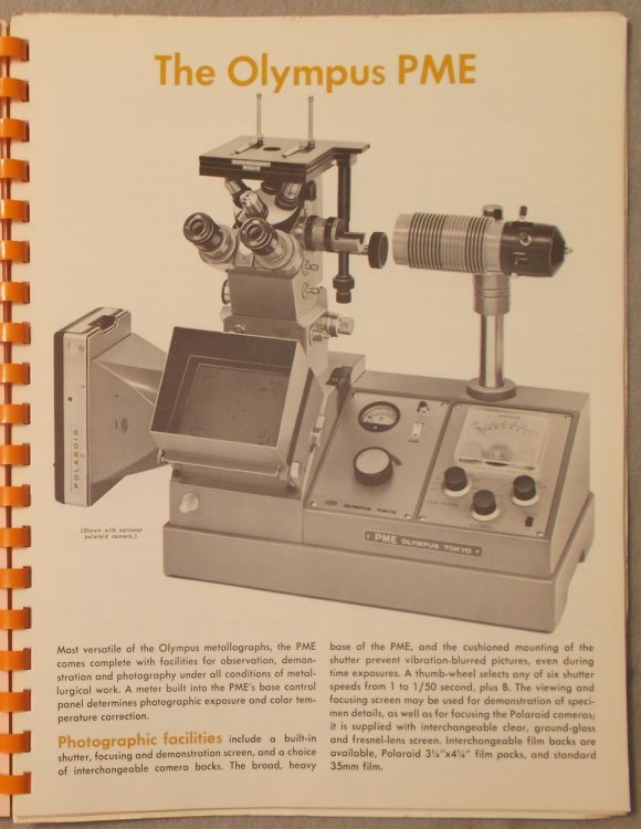 1969 Olympus Precision Instruments Catalogue (Microscope)