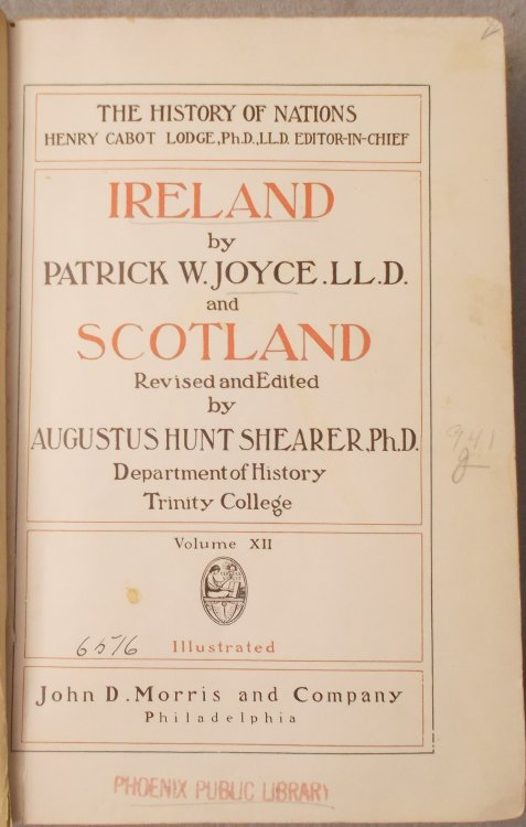 Ireland and Scotland: the History of Nations, Volume XII