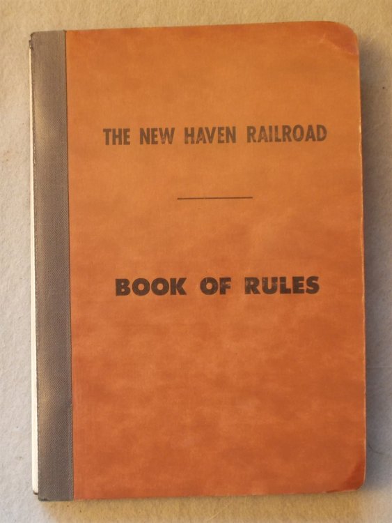 Rules for the Government of the Operating Department, Effective October 28, 1956