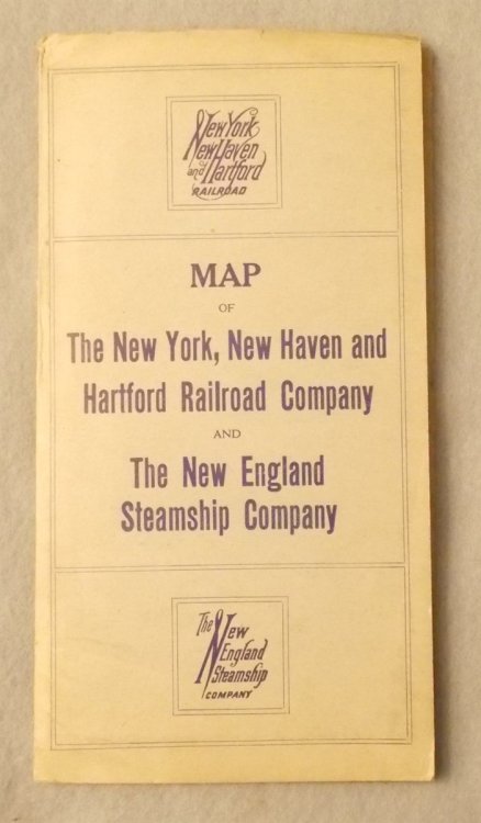 Map of the The New York, New Haven and Hartford Railroad Co. and the New England Steamship Company