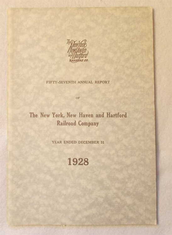 Annual Report to the Stockholders: 1928 (Statement of the Affairs of the New York, New Haven and Hartford Railroad Company)