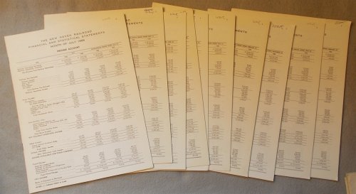 10 Financial Statements 1964-1966: 1964 (Feb, June, Nov. ) , 1965 (Feb & July) , 1966 (May, June, July, Sept, Nov)