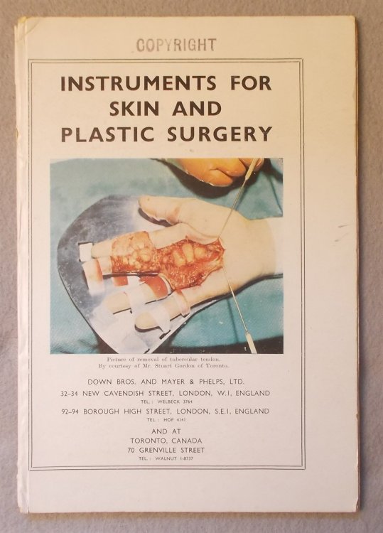 Instruments for Skin and Plastic Surgery (Catalog)
