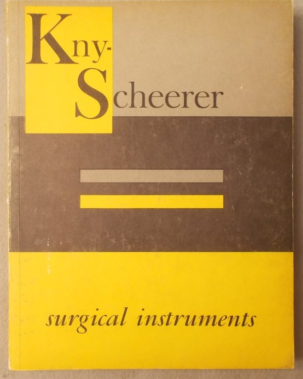 1959 Kny-Scheerer Catalog of Surgical Instruments