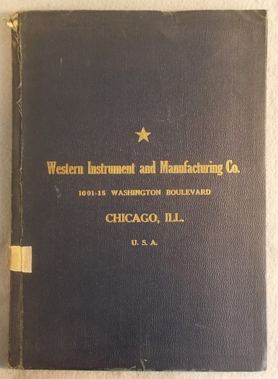 1922 Catalogue of Surgical, Dental and Veterinary Instruments of Superior Quality - for the Trade Exclusively (Western Instrument and Manufacturing Co. Catalog)