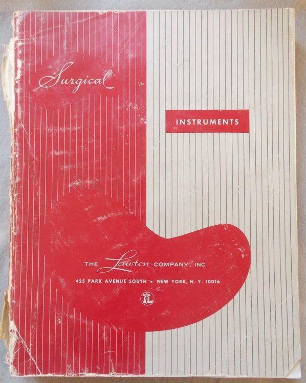 1958 Surgical Instruments Catalog: the Lawton Company