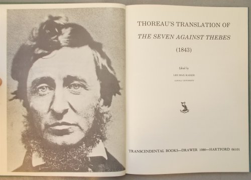 Thoreau's Translation of the Seven Against Thebes (1843)