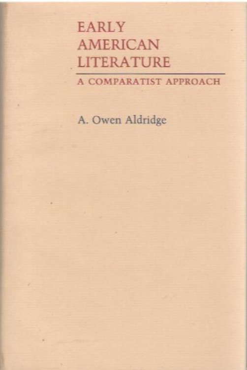 Early American Literature: A Comparatist Approach