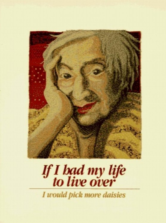 If I Had My Life to Live Over, I Would Pick More Daisies