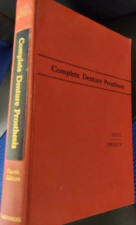 Complete Denture Prosthesis (Fourth edition)