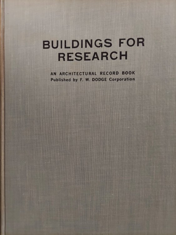 Buildings for Research (An Architectural Record Book)