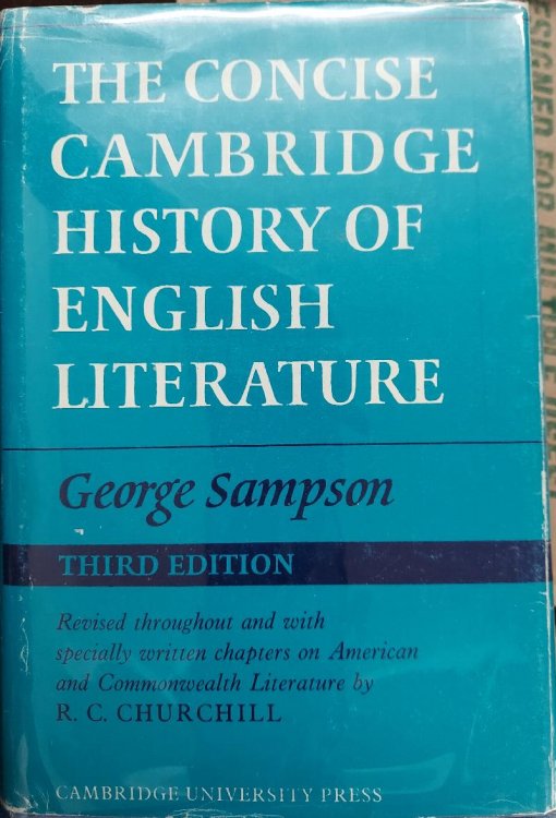 The Concise Cambridge History of English Literature