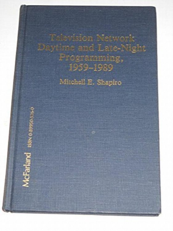 Television Network Daytime and Late-Night Programming, 1959-1989